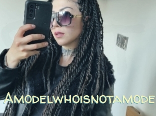 Amodelwhoisnotamodel
