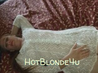 HotBlonde4u Sexy Tchat