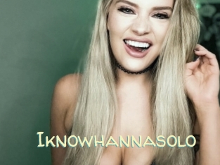Iknowhannasolo