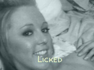 Licked