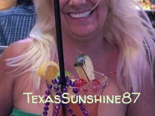 TexasSunshine87